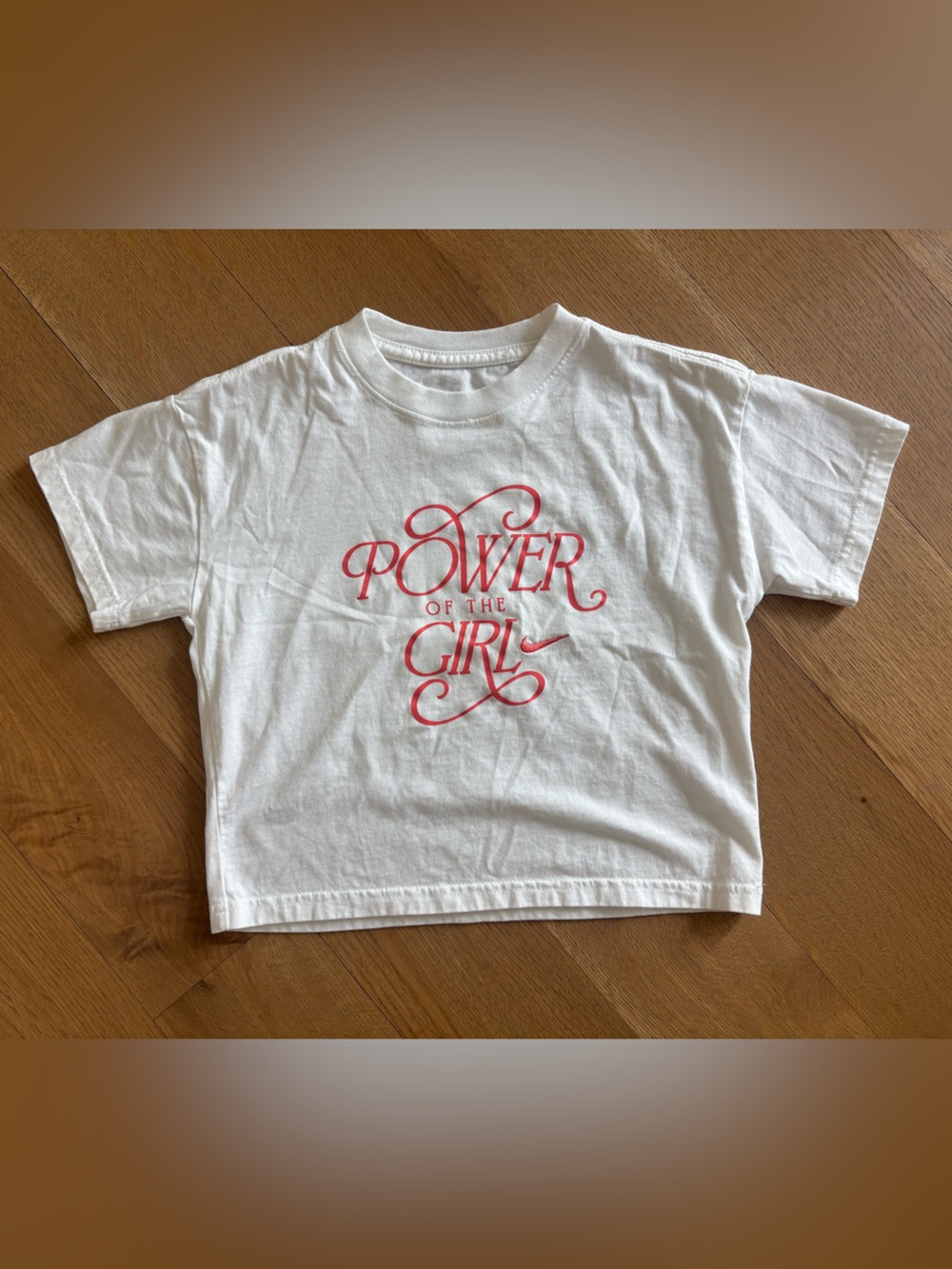 Girls' Nike 'Power of the Girl' Graphic Tee - Size Small